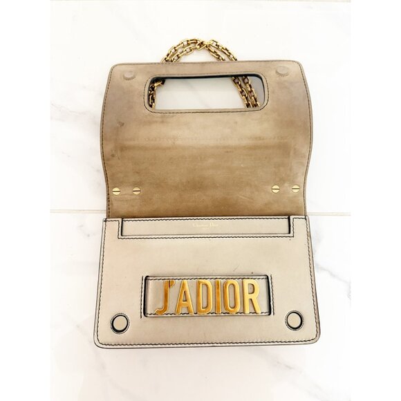 Christian Dior J'Adiore Gold Leather Chain Flap Shoulder Bag - Picture 2 of 15